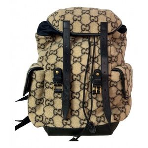 Gucci GG wool backpack beige in perfect condition!